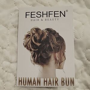 Feshfen Human Hair Bun